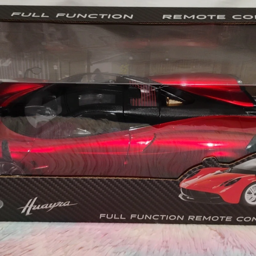 (A-4) NWT Pagani Huayra Braha Red Full Function R/C Sport Car Scale 1:14 Large